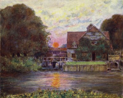 Mapledurham Mill autorstwa Mortimer Ludington Menpes