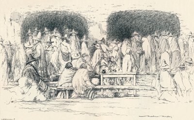 Południe w Puebla, c1895, 1896 autorstwa Mortimer Ludington Menpes