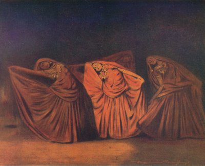 Nautch Girls w Delhi, 1905 autorstwa Mortimer Ludington Menpes