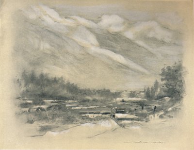 Okolica Chamounix, 1903 autorstwa Mortimer Ludington Menpes