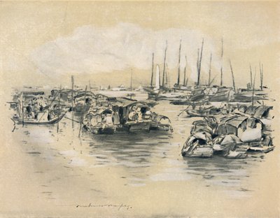 Nad Żółtą Rzeką, 1903 autorstwa Mortimer Ludington Menpes