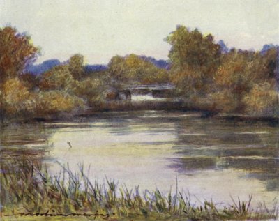 Sutton Courtenay Backwater autorstwa Mortimer Ludington Menpes
