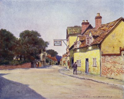White Hart Hotel opinie, Dorchester autorstwa Mortimer Ludington Menpes