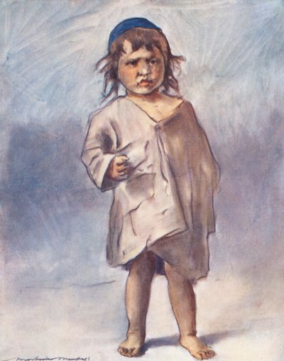 Dzieci Świata: Kaszmir, Krzyż (kolorowa litografia) autorstwa Mortimer Ludington Menpes
