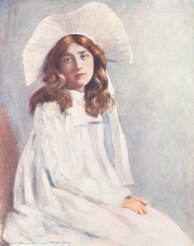 Dzieci świata: French, Phillis (kolorowa litografia) autorstwa Mortimer Ludington Menpes