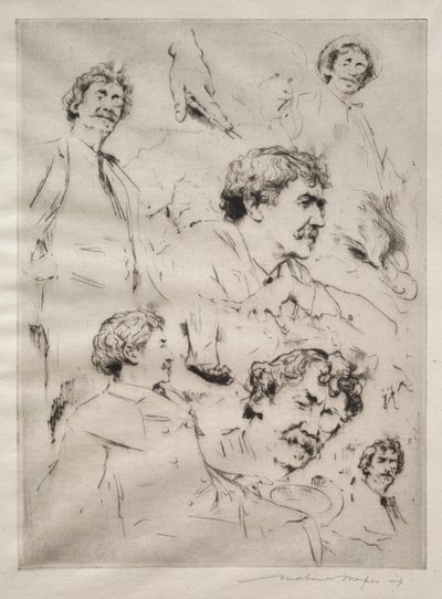 James MacNeill Whistler autorstwa Mortimer Menpes
