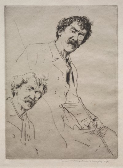 James MacNeill Whistler autorstwa Mortimer Menpes