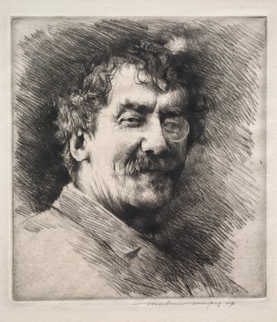 James MacNeill Whistler autorstwa Mortimer Menpes