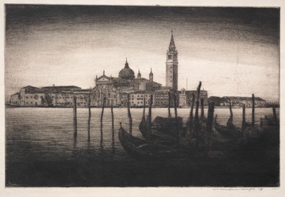 San Giorgio Maggiore autorstwa Mortimer Menpes