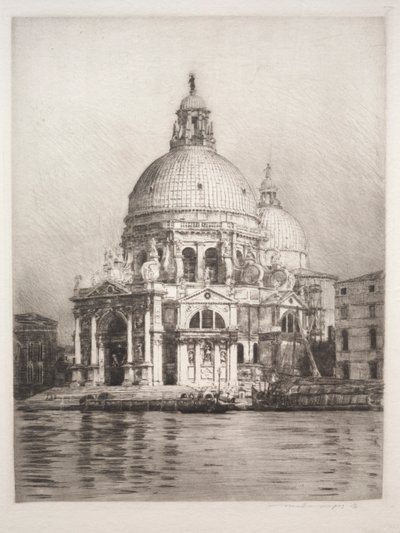 Santa Maria Della Salute nr 1, 1910. autorstwa Mortimer Menpes