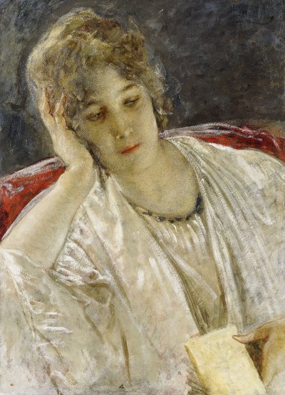 Portret damy, autorstwa Mose Bianchi