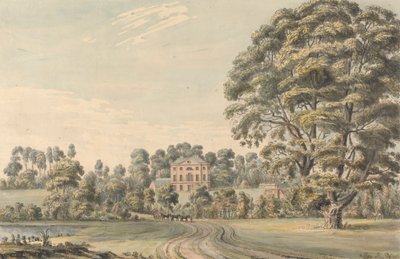 Bevere House w pobliżu North Claines, Worcestershire autorstwa Moses Griffith