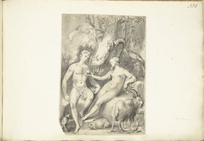 Adam i Ewa autorstwa Moses Ter Borch