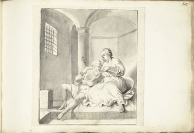 Cimon w Pero (Caritas Romana) autorstwa Moses Ter Borch