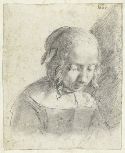 Głowa dziewczyny autorstwa Moses Ter Borch