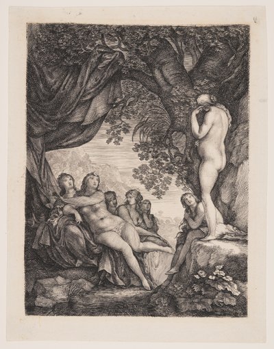 Diana i Callisto autorstwa Moses van Uyttenbroeck