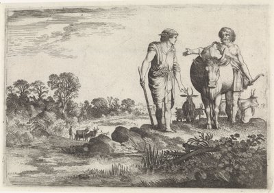 Argus prosi Merkurego, aby z nim został Merkury i Argus (tytuł serii) autorstwa Moyses van Wtenbrouck