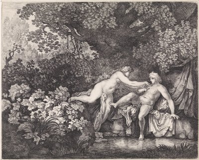 Salamacis i Hermafrodyt autorstwa Moyses van Wtenbrouck
