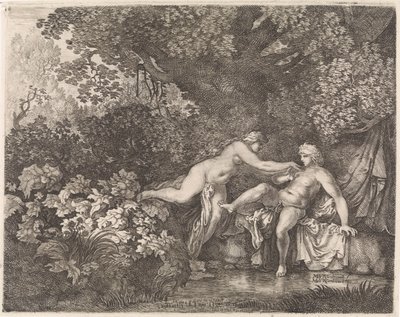 Salmacis i Hermafrodyt autorstwa Moyses van Wtenbrouck