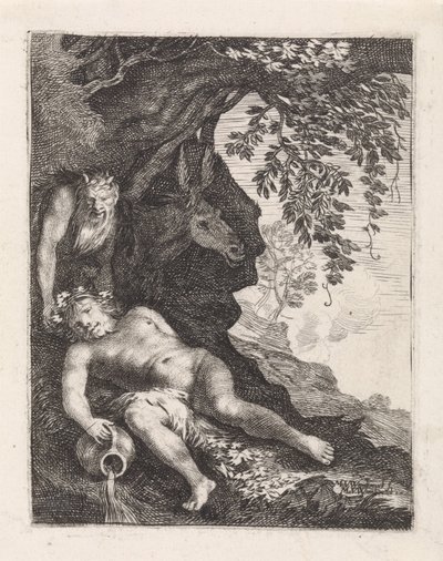 Slappende Silenus autorstwa Moyses van Wtenbrouck