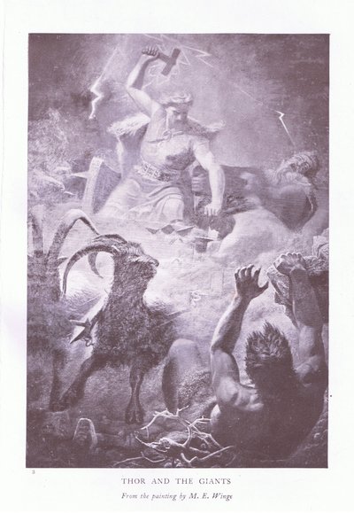 Thor i Giganci, lata 20. autorstwa Mårten Eskil Winge