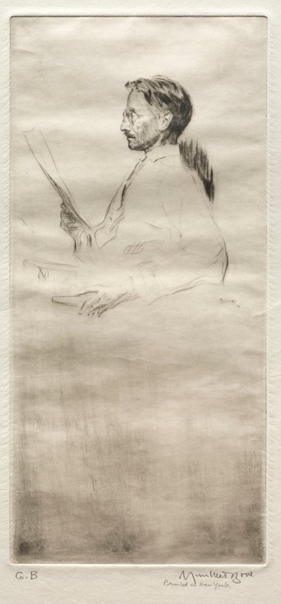 Frank Weitenkampf autorstwa Muirhead Bone