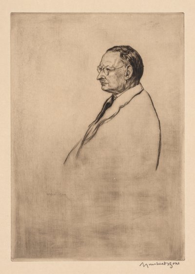 John Robertson, J. P., Dundee autorstwa Muirhead Bone