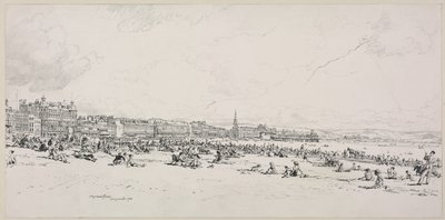 Zatoka Weymouth, wysoki sezon autorstwa Muirhead Bone