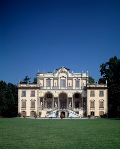 Fasada Villa Mansi autorstwa Muzio (circle of) Oddi