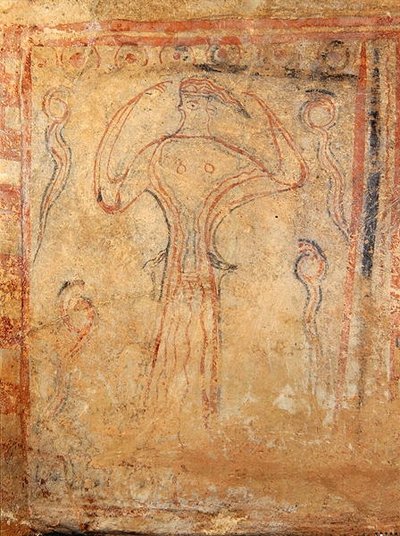 Larnaks (ceramiczny) (patrz również 288284-288289) autorstwa Mycenaean
