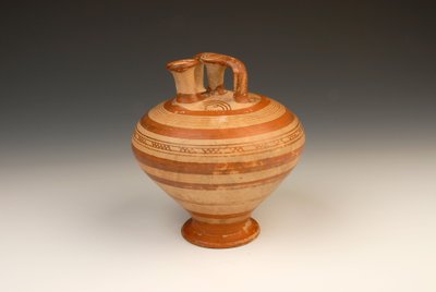 Pot Ewer, 1300-1200 pne (terakota) autorstwa Mycenaean
