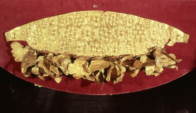 Tiara z grobu, Górny Krąg autorstwa Mycenaean Mycenaean