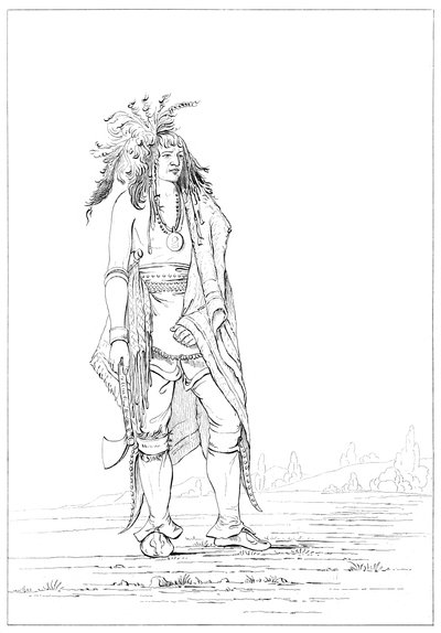 Odważni Irokezi, 1841. autorstwa Myers and Co