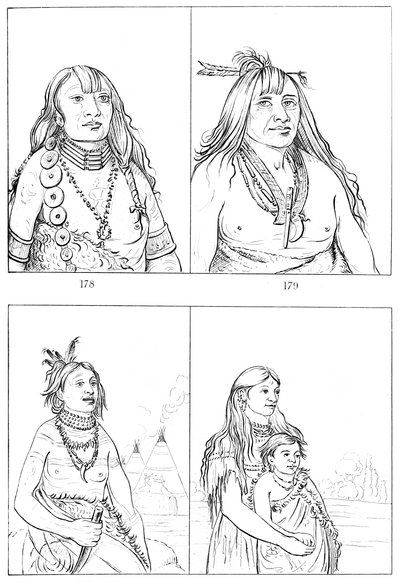 Kiowas, 1841. autorstwa Myers and Co