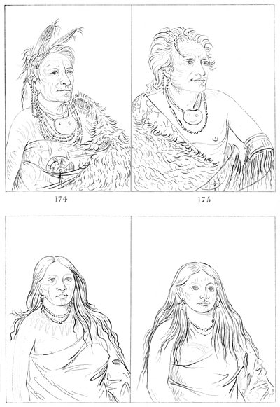 Pawnees, 1841. autorstwa Myers and Co