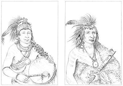 Siuks, 1841. autorstwa Myers and Co