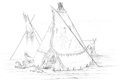 Tipi, 1841. autorstwa Myers and Co