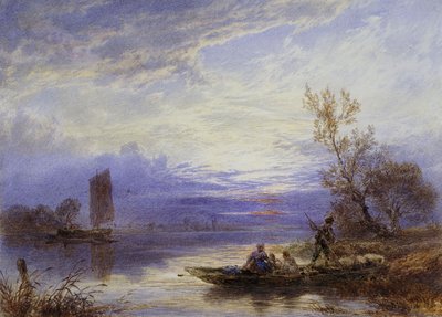 Prom o zachodzie słońca, autorstwa Myles Birket Foster