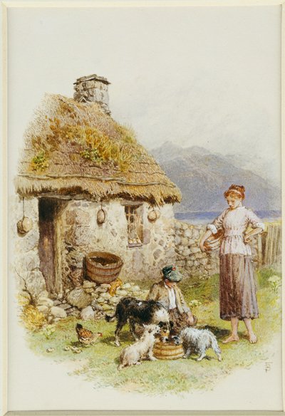 Domek góralski autorstwa Myles Birket Foster