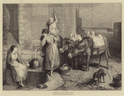 Studnia w Hastings autorstwa Myles Birket Foster