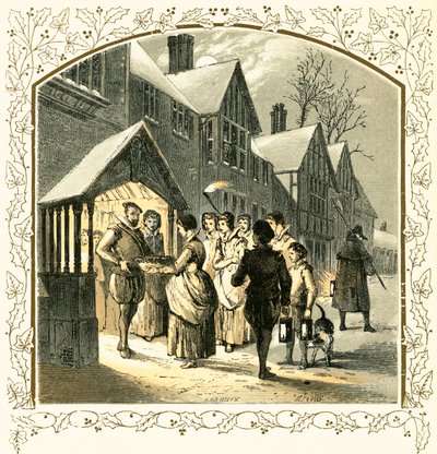 Kolęda do miski wassail autorstwa Myles Birket Foster
