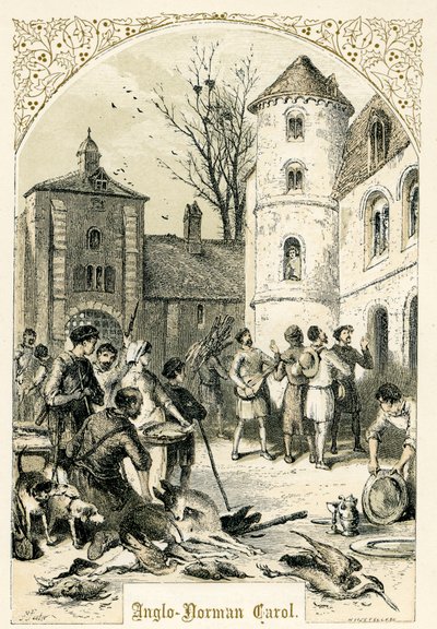 Anglo-Normal Carol autorstwa Myles Birket Foster