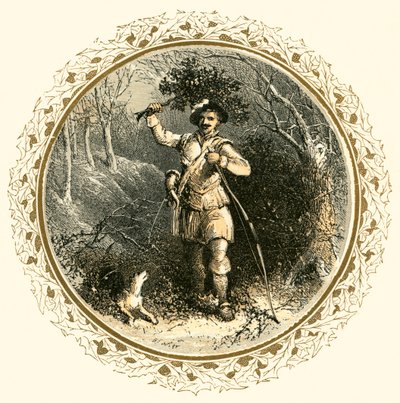 Łucznik autorstwa Myles Birket Foster