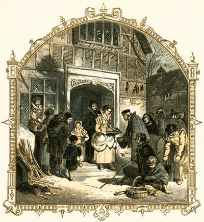 Dobroczynność na Boże Narodzenie autorstwa Myles Birket Foster