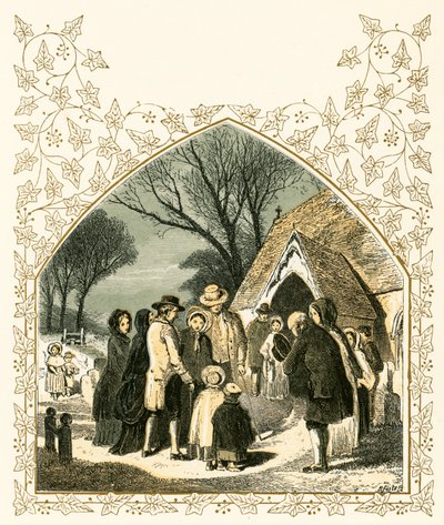 Świąteczny poranek autorstwa Myles Birket Foster