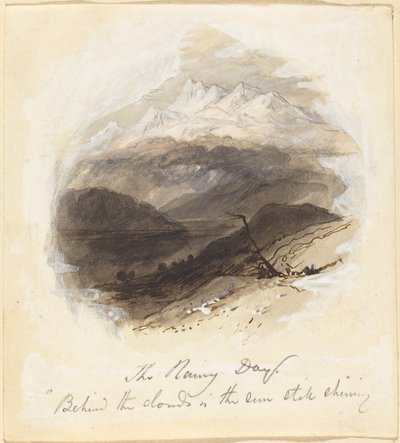 Ilustracja do „Deszczowego dnia” Longfellowa autorstwa Myles Birket Foster