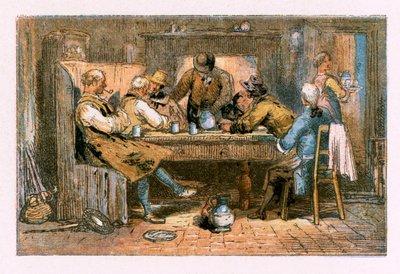 Ilustracja do „Opuszczonej wioski” autorstwa Myles Birket Foster