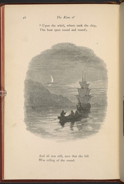 Ilustracja na stronie 46, z „Szronu starożytnego marynarza” Samuela Taylora Coleridge