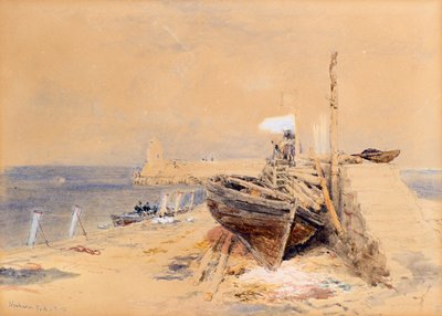 Newhaven, zatoka Forth autorstwa Myles Birket Foster