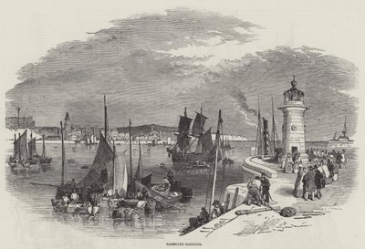 Port Ramsgate autorstwa Myles Birket Foster